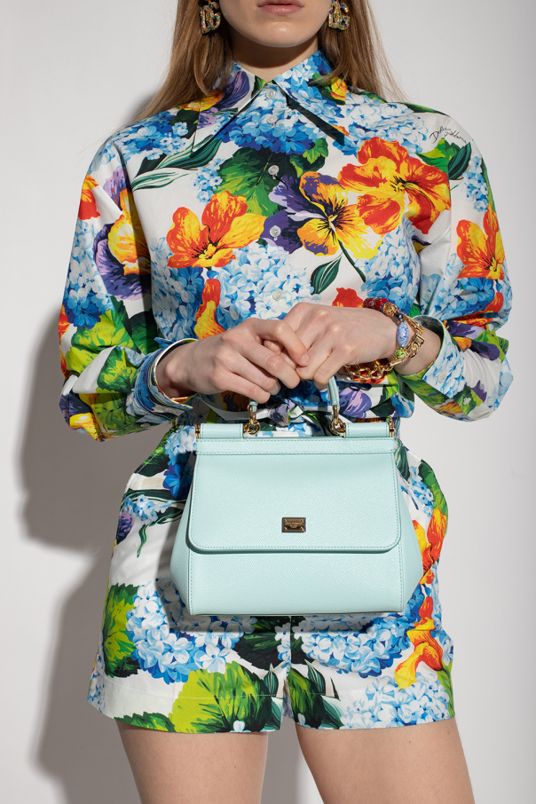 Dolce & Gabbana Logo Plaque Detail Shoulder Bag ‘Sicily Small’ shoulder bag
