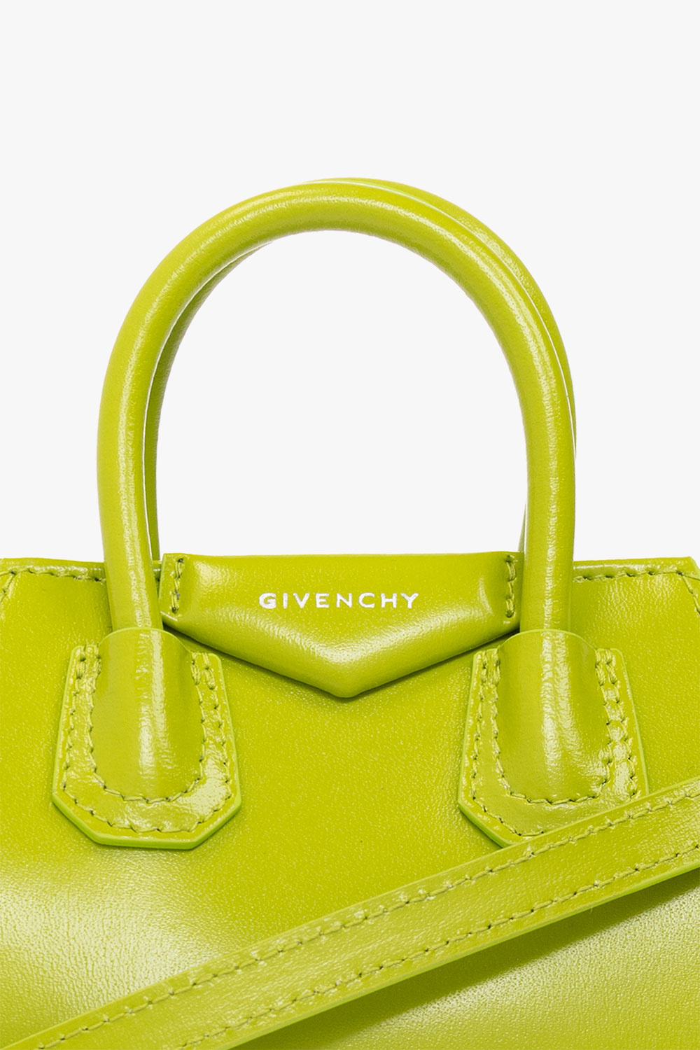 Givenchy Mini Antigona Top Handle Bag in Green