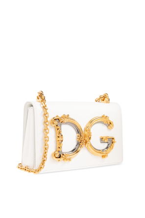 dolce fit & Gabbana knitted colour-block jumper ‘DG Girls’ shoulder bag