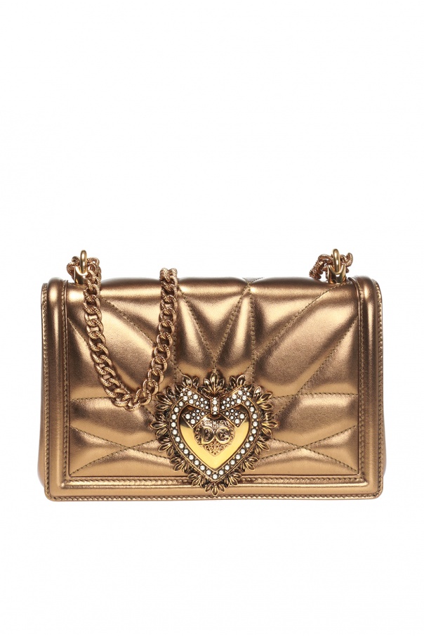 Dolce & Gabbana rose tote bag ‘Devotion’ quilted shoulder bag