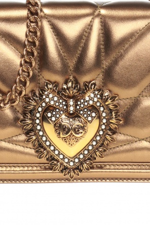 Dolce Miami & Gabbana ‘Devotion’ quilted shoulder bag