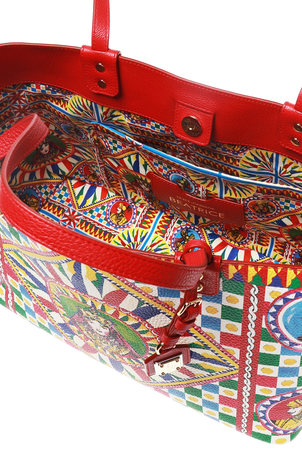 Dolce & Gabbana 'Beatrice' patterned shoulder bag | Women's Bags | Vitkac