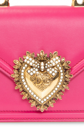 Dolce & Gabbana Kids logo-print zip-detail hoodie ‘Devotion Small’ shoulder bag