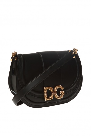 Dolce & Gabbana longuette tube skirt ‘DG Amore’ shoulder bag