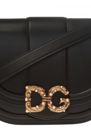 Dolce & Gabbana longuette tube skirt ‘DG Amore’ shoulder bag