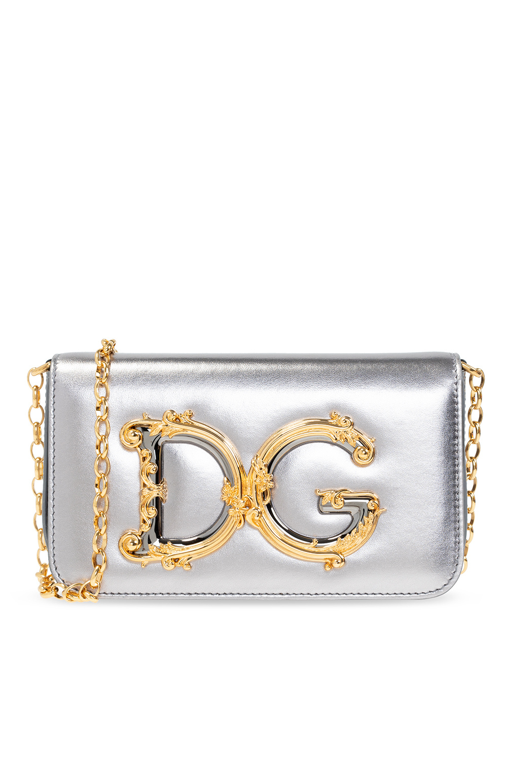 Dolce & Gabbana Logo-appliquéd shoulder bag