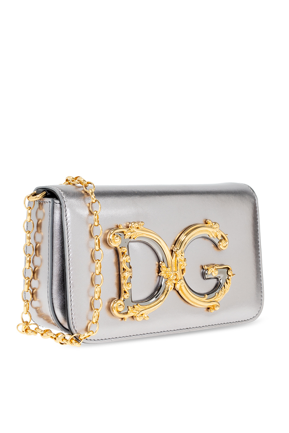 Dolce & Gabbana Logo-appliquéd shoulder bag