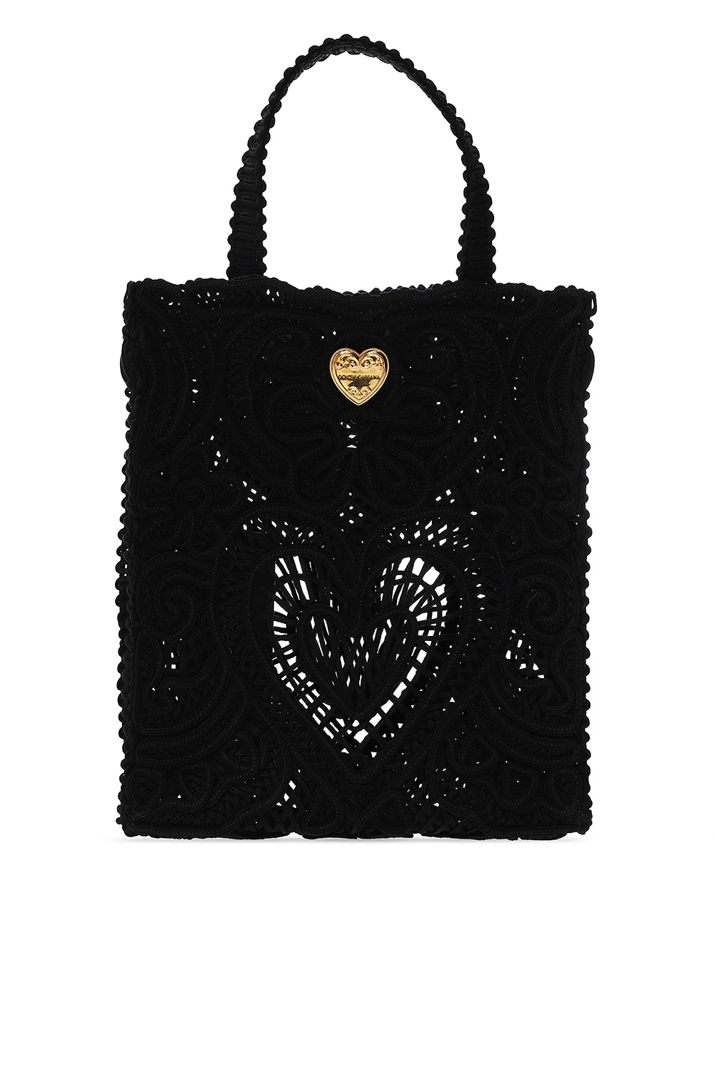 Black Embroidered hand bag Dolce & Gabbana - Vitkac GB