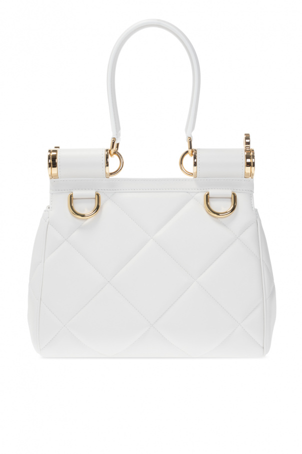 Dolce & Gabana White 90's Sicily Bag