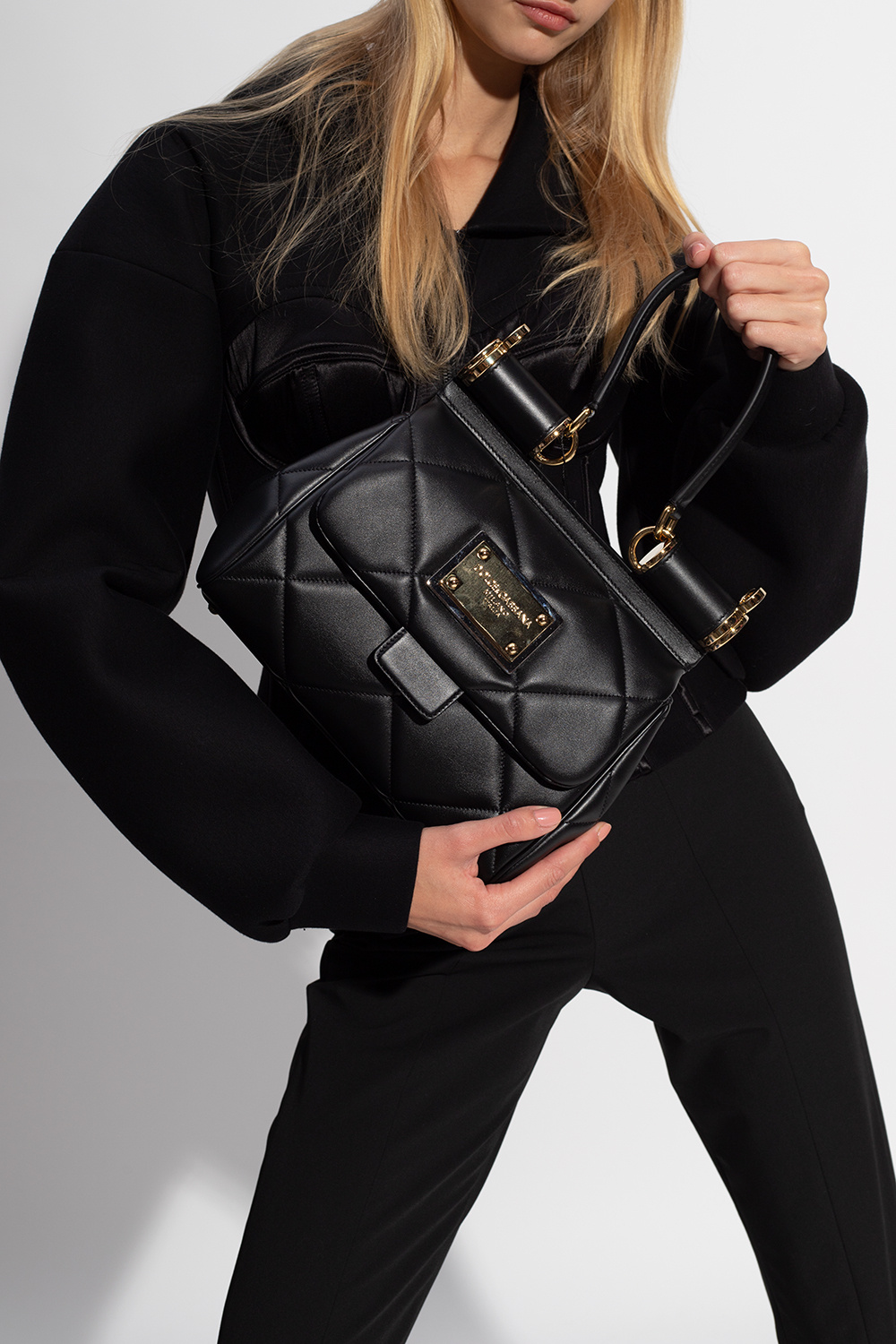 Cross body bags Dolce & Gabbana - Polished leather medium `sicily