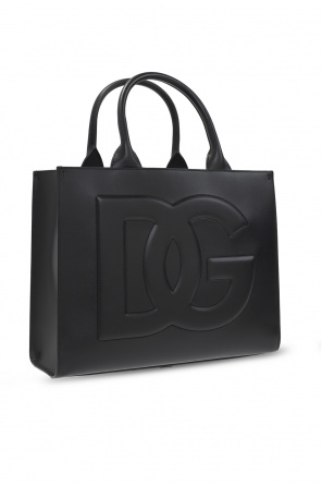 Dolce & Gabbana Animalier Sweater ‘DG Daily’ shopper bag