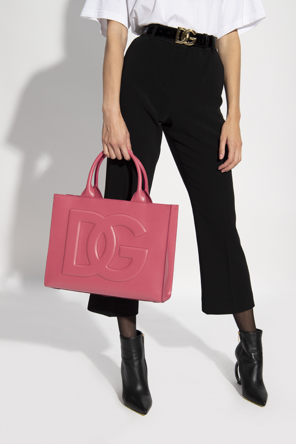 high waisted trousers dolce gabbana trousers furdv ‘DG Daily Small’ bag