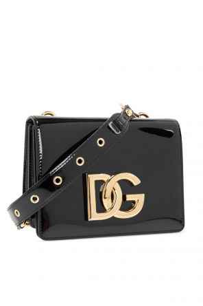 Dolce & Gabbana DOLCE GLD HRDWR BLT WTH PRL TRM ‘3.5’ shoulder bag