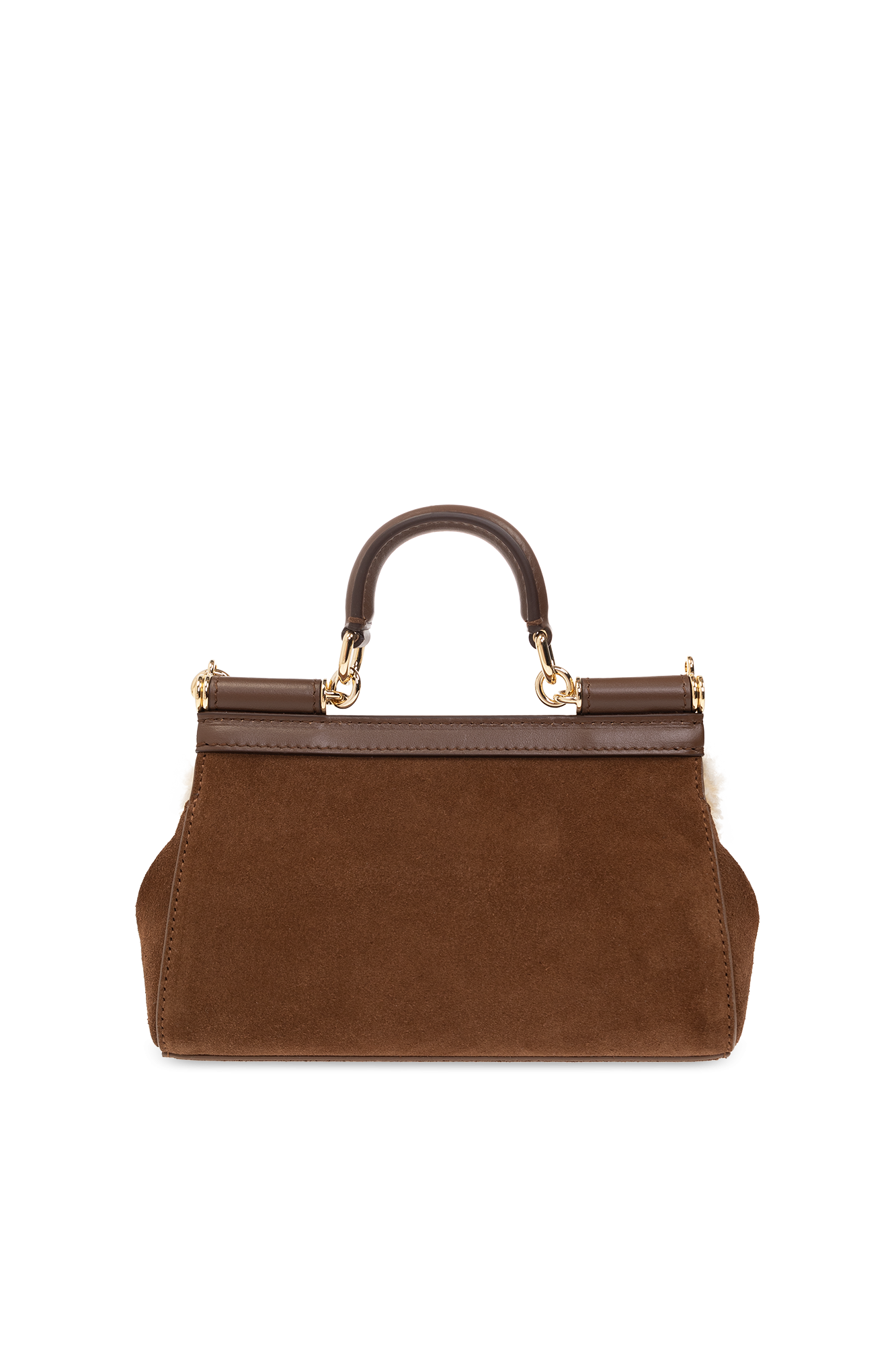 Dolce & Gabbana Small Sicily Shoulder Bag - Brown