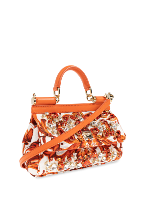 Dolce & Gabbana "Sicily Mini" bag with "Maiolica" print