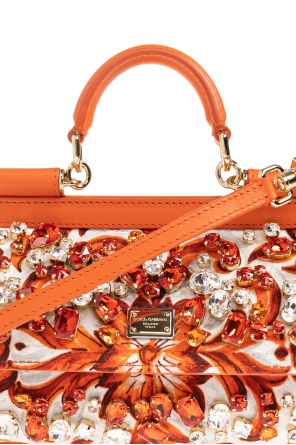 Dolce & Gabbana "Sicily Mini" bag with "Maiolica" print