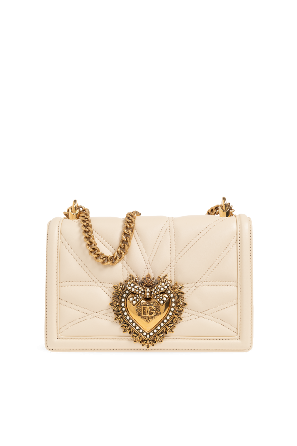 dolce striped & Gabbana ‘Devotion Medium’ shoulder bag