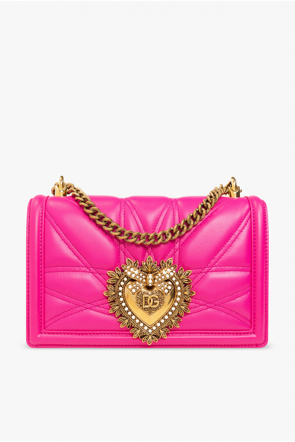 dolce tartan-trim & Gabbana ‘Devotion Medium’ shoulder bag