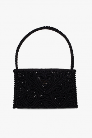 Dolce & Gabbana slim-fit wool track pants ‘Beatrice’ shoulder bag