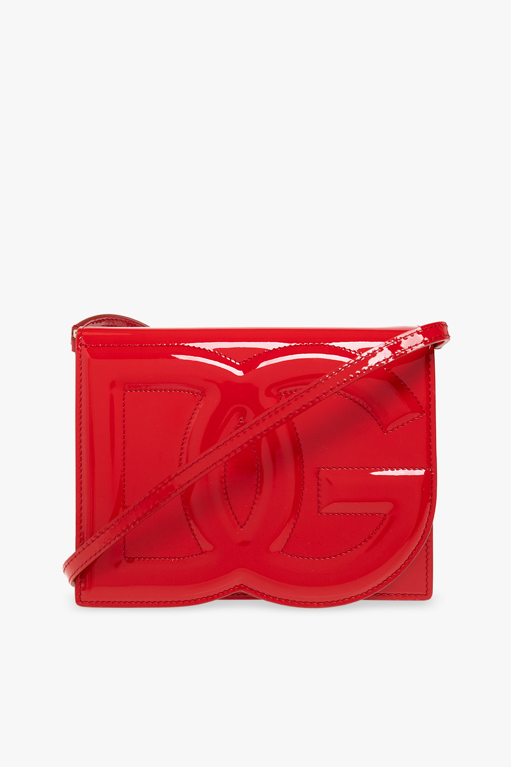 dolce Kissen & Gabbana Leather shoulder bag with logo