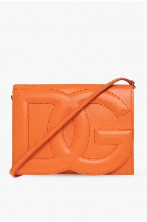 Leather shoulder bag with logo od Dolce & Gabbana