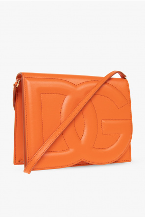 dolce Mesh & Gabbana Leather shoulder bag with logo