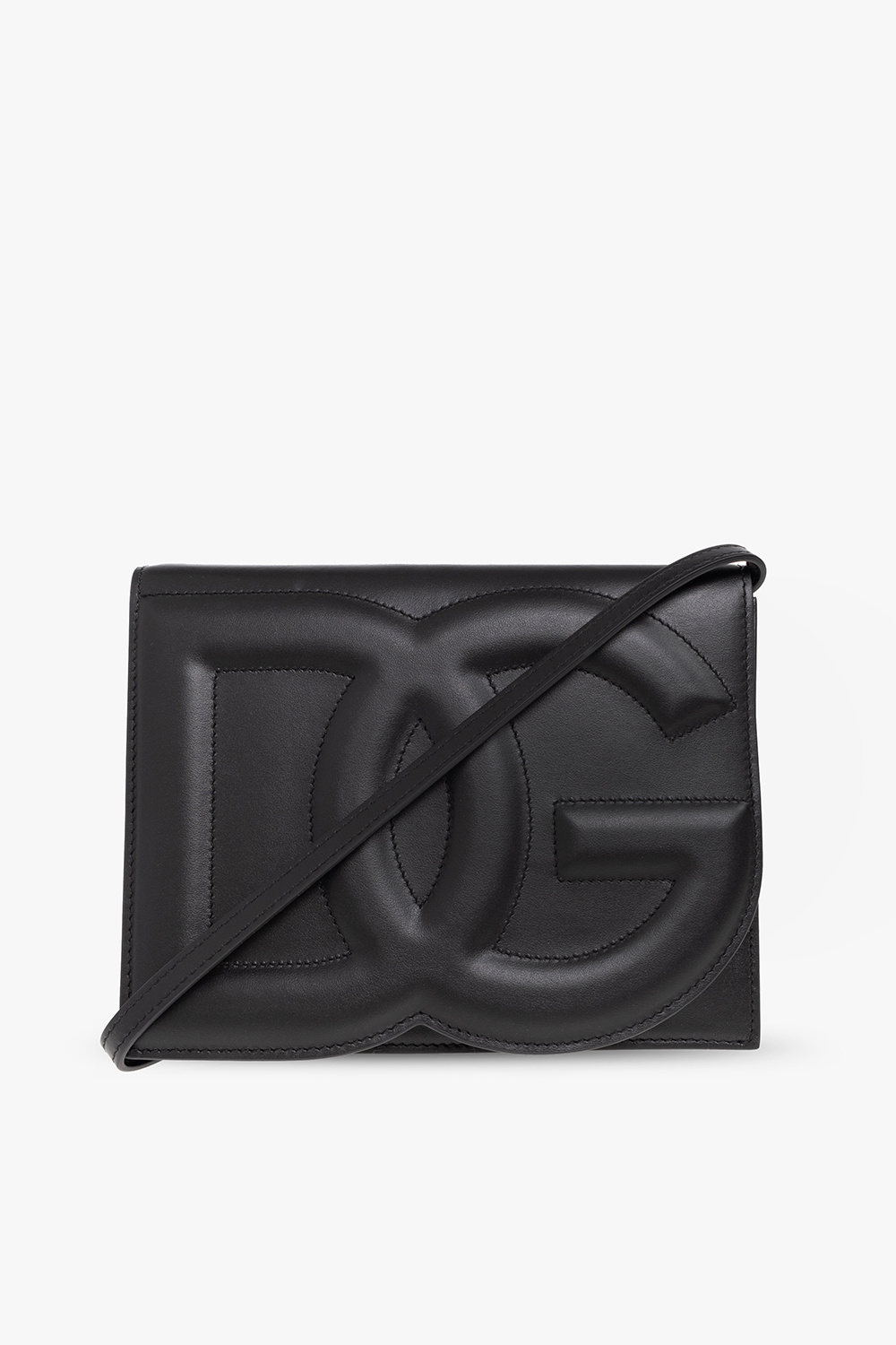 Dolce & Gabbana Leather shoulder bag with logo