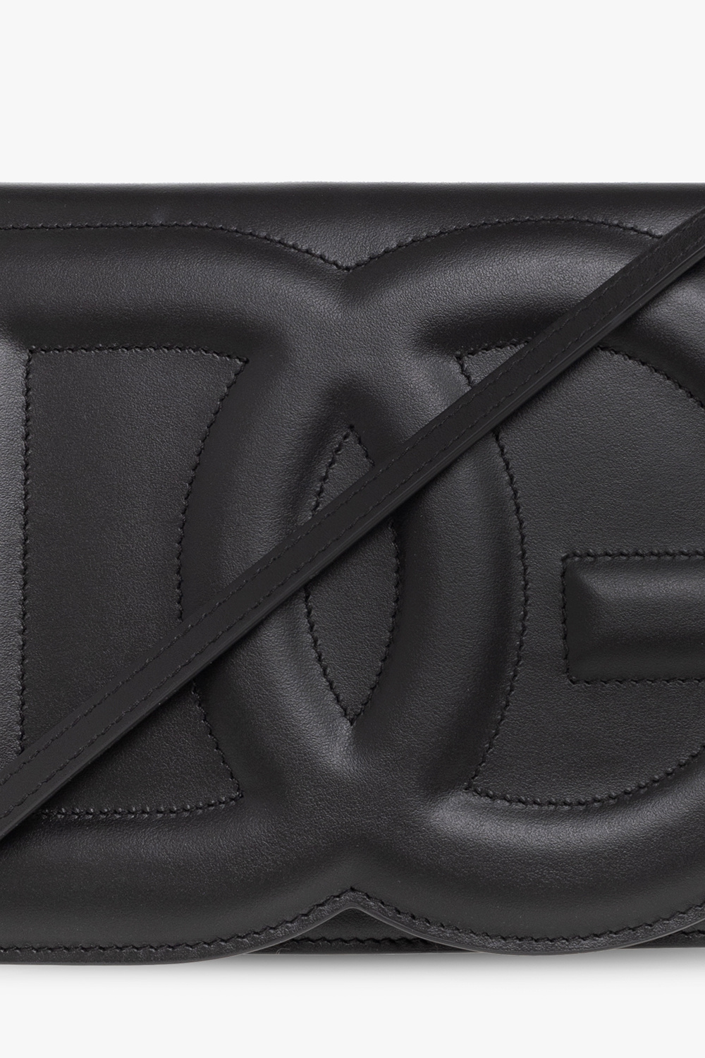 Dolce & Gabbana Leather shoulder bag with logo