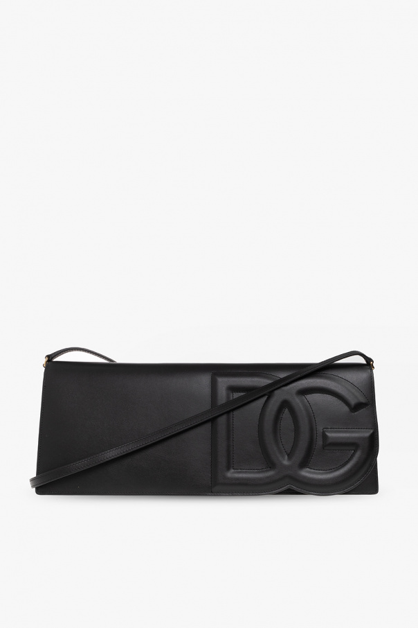 dolce rekraftig & Gabbana Leather shoulder bag with logo