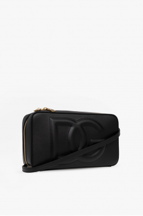 dolce blazer & Gabbana Leather shoulder bag with logo