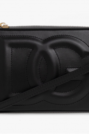 Dolce commando & Gabbana Leather shoulder bag with logo
