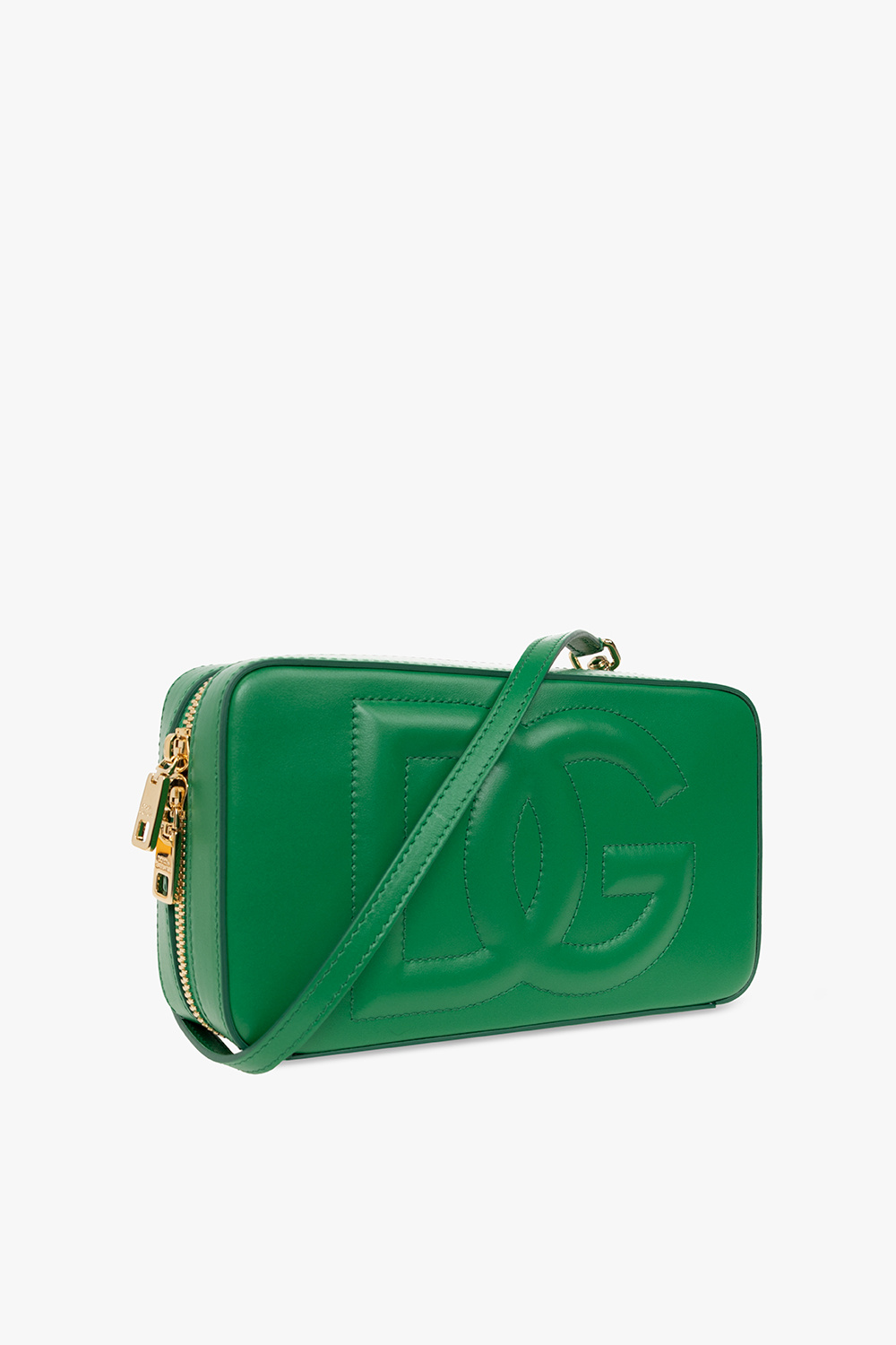 dolce piqu & Gabbana Leather shoulder bag with logo
