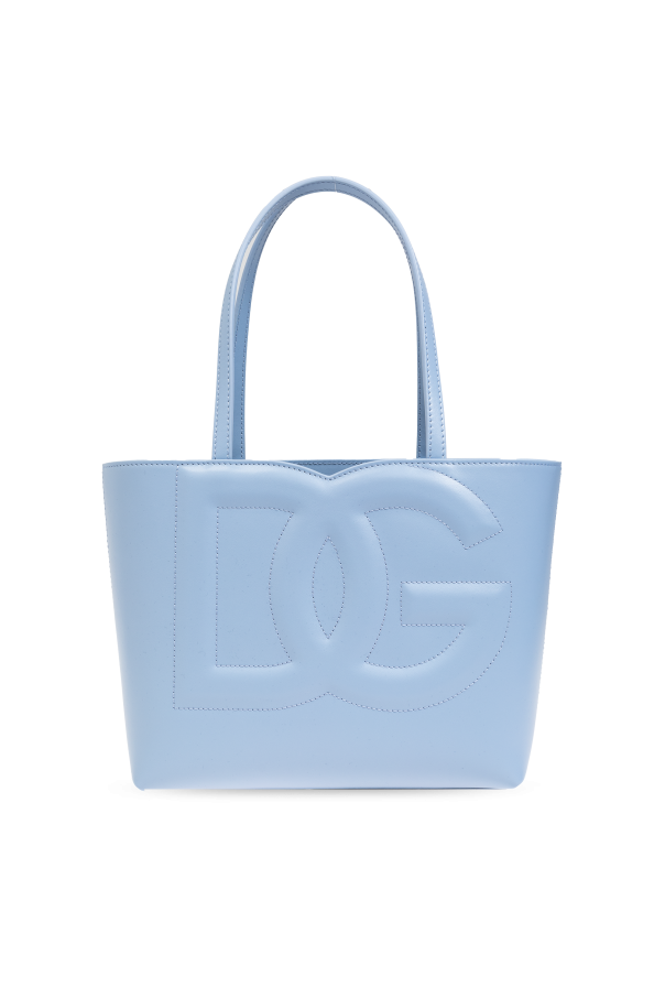 Dolce & Gabbana DG-patch cotton jumper Bag DG Logo type shopper