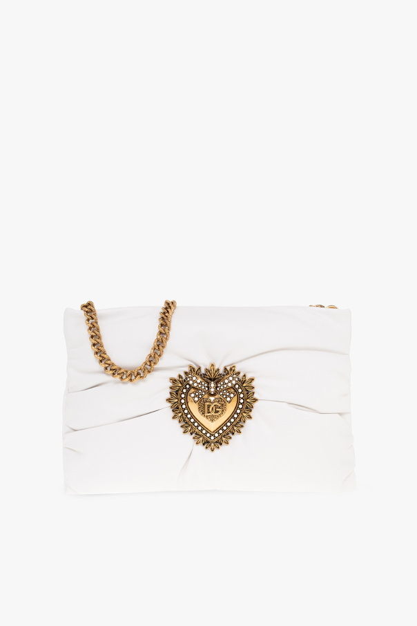 Dolce vita & Gabbana Skórzana torba na ramię ‘Devotion Small’