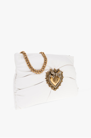 Dolce vita & Gabbana Skórzana torba na ramię ‘Devotion Small’