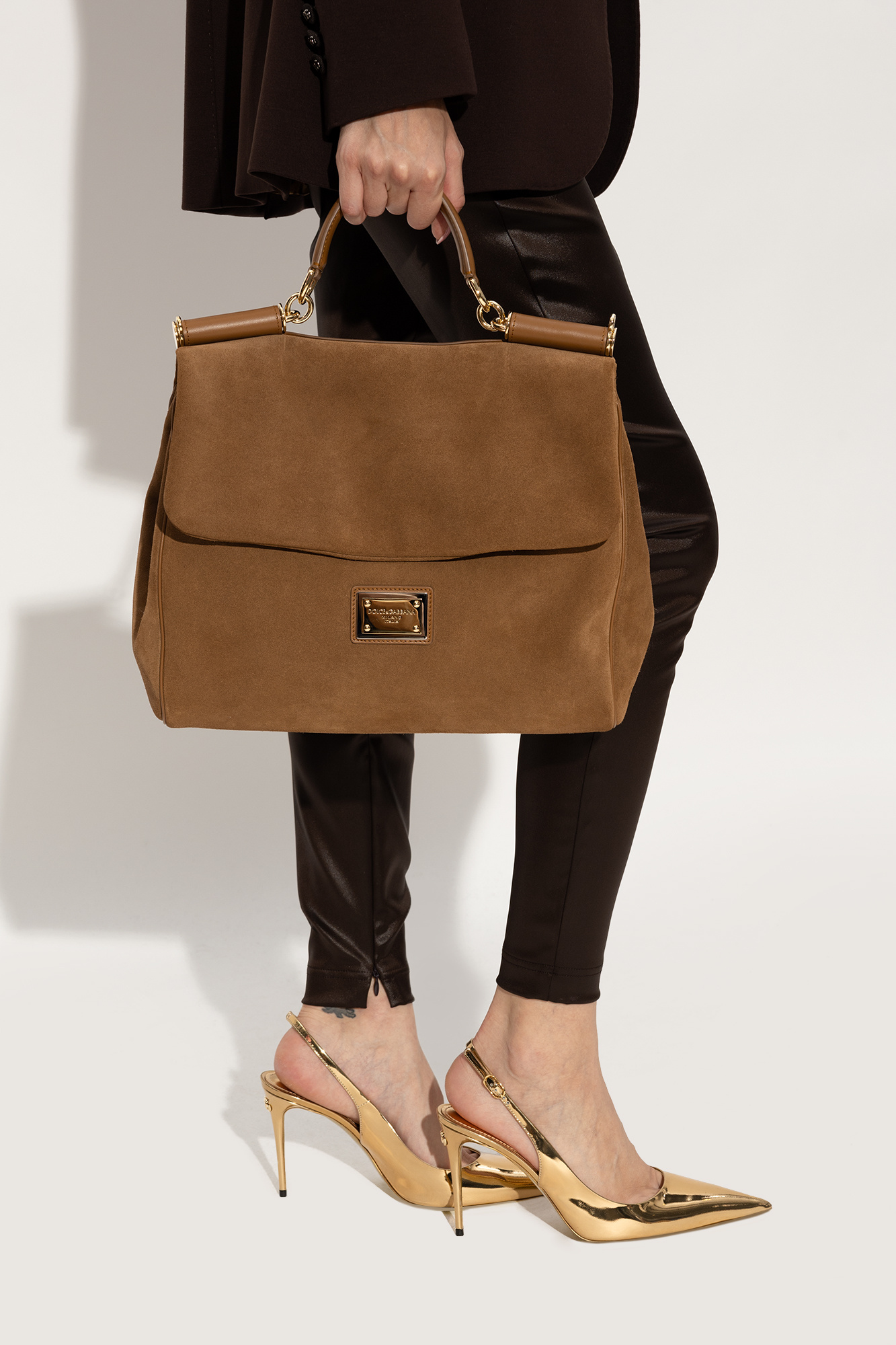 Dolce & Gabbana ‘Sicily Small’ Shoulder Bag Women's Beige | Vitkac