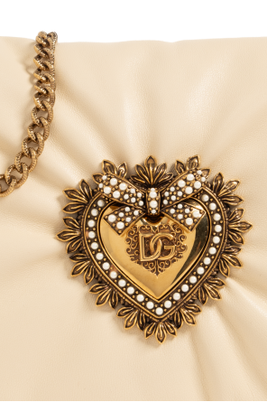 brooch with logo pullover dolce gabbana decoration ‘Devotion Medium’ shoulder bag