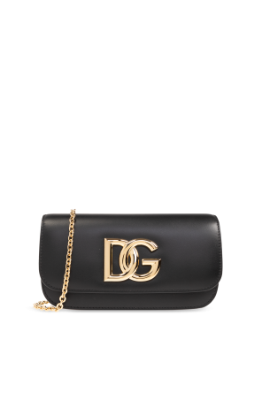 Dolce & Gabbana paint-splatter DG belt Schwarz