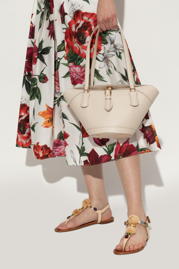 Dolce & Gabbana Bolso de hombro de cuero