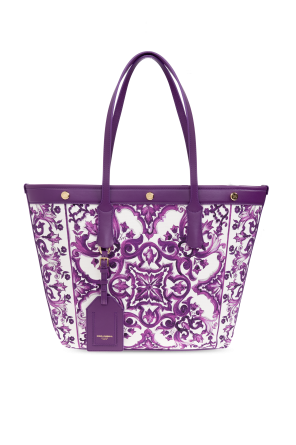 Torba typu `shopper` z nadrukiem `Majolica`