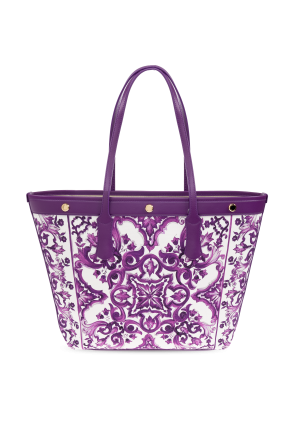 Dolce & Gabbana Shopper bag with "Majolica" print