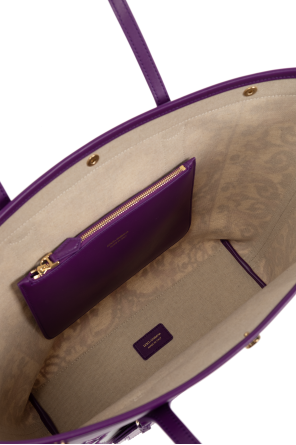 Dolce & Gabbana Shopper bag with "Majolica" print