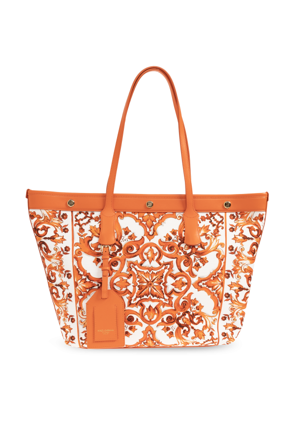 'Atene' bag with 'Majolica' print od Dolce & Gabbana