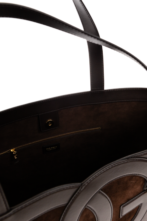 Dolce & Gabbana Zamszowa torba z logo