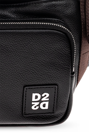 Dsquared2 Bolso de piel con logo