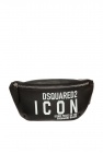 Dsquared2 BLACK Leather belt bag
