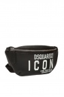 Dsquared2 BLACK Leather belt bag