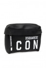 Dsquared2 BLACK Belt bag with logo