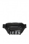 Dsquared2 BLACK Belt bag with logo