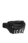 Dsquared2 BLACK Belt bag with logo